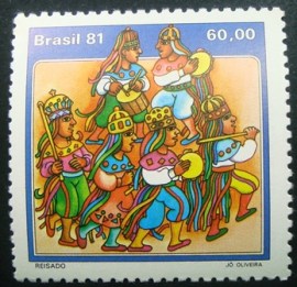 Selo postal COMEMORATIVO do Brasil de 1981 - C 1216 m
