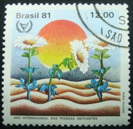 Selo postal COMEMORATIVO do Brasil de 1981 - C 1217 U