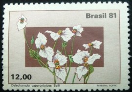 Selo postal COMEMORATIVO do Brasil de 1981 - C 1218 N