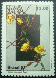 Selo postal do Brasil de 1981 Cássia - C 1221 N