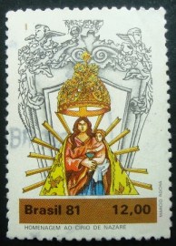 Selo do Brasil de 1981 N.S. Nazaré - C 1222 U