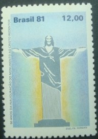 Selo postal COMEMORATIVO do Brasil de 1981 - C 1223 M