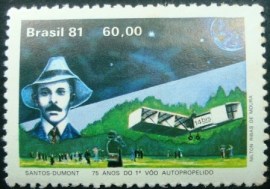 Selo postal COMEMORATIVO do Brasil de 1981 - C 1225 N