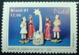 Selo postal do Brasil de 1981 Juazeiro - C 1227 N