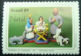 Selo postal COMEMORATIVO do Brasil de 1981 - C 1228 N