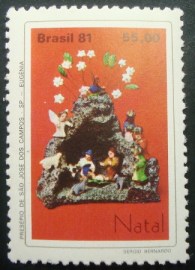 Selo postal COMEMORATIVO do Brasil de 1981 - C 1229 M