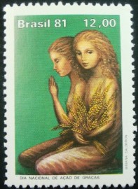 Selo postal COMEMORATIVO do Brasil de 1981 - C 1236 M