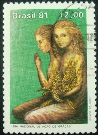 Selo postal COMEMORATIVO do Brasil de 1981 - C 1236 U