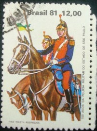 Selo postal COMEMORATIVO do Brasil de 1981 - C 1239 U
