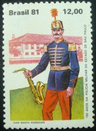 Selo postal do Brasil de 1981 Corpo Musical - C 1240 N