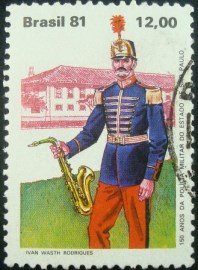 Selo postal COMEMORATIVO do Brasil de 1981 - C 1240 U