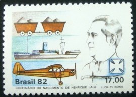 Selo postal comemoratido do Brasil de 1982 - C 1244 M