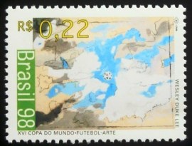 Selo postal Comemorativo do Brasil de 1998 - C 2121