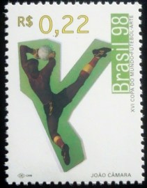 Selo postal do Brasil de 1998 João Câmara