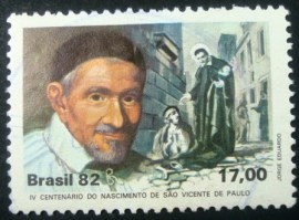 Selo postal Comemorativo do Brasil de 1982 - C 1254 U