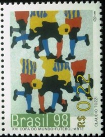 Selo postal do Brasil de 1998 Cláudio Tozzi