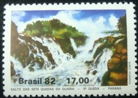 Selo postal do Brasil de 1982  5ª Queda - C 1255 N