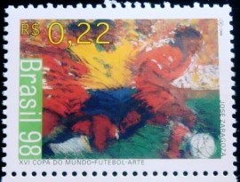 Selo postal do Brasil de 1998 José Zaragoza