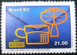 Selo postal Comemorativo do Brasil de 1982 - C 1257 N