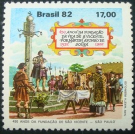 Selo postal Comemorativo do Brasil de 1982 - C 1260 N