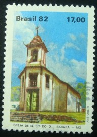Selo postal Comemorativo do Brasil de 1982 - C 1266 U