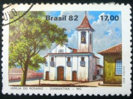 Selo postal Comemorativo do Brasil de 1982 - C 1268 U