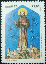 Selo postal Comemorativo do Brasil de 1982 - C 1269 M