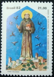 Selo postal Comemorativo do Brasil de 1982 - C 1269 N
