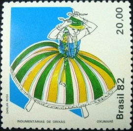 Selo postal Comemorativo do Brasil de 1982 - C 1276 M