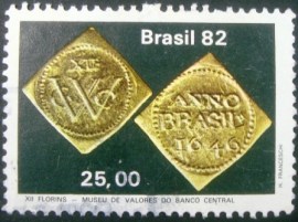 Selo postal do Brasil de 1982 Florins - C 1277 U
