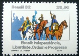Selo postal Comemorativo do Brasil de 1982 - C 1279 N