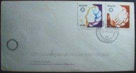 Envelope de 1º Dia de Circulação de 1981 72ª Convenção do Rotary International