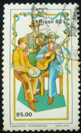 Selo postal Comemorativo do Brasil de 1982 - C 1286 U