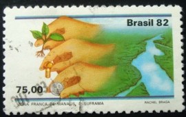 Selo postal COMEMORATIVO do Brasil de 1982 - C 1271 U