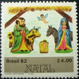 Selo postal Comemorativo do Brasil de 1982 - C 1290 N