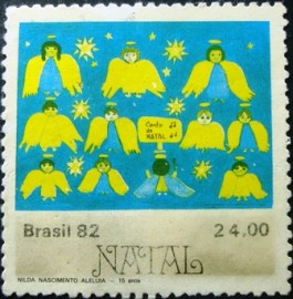 Selo postal Comemorativo do Brasil de 1982 - C 1291 V U
