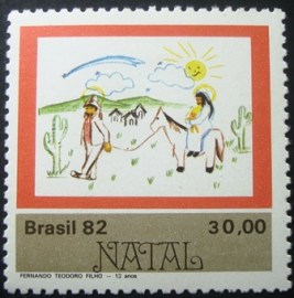 Selo postal Comemorativo do Brasil de 1982 - C 1292 N