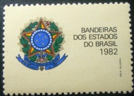 Selo postal Comemorativo do Brasil de 1982 - C 1294 ET M