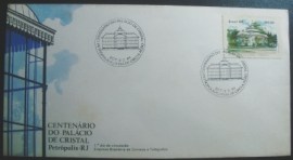 Envelope de 1º Dia de Circulação de 1984 Palácio de Cristal