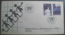 Envelope de 1º Dia de Circulação de 1984 UNICEF