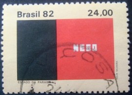 Selo postal Comemorativo do Brasil de 1982 - C 1296 U