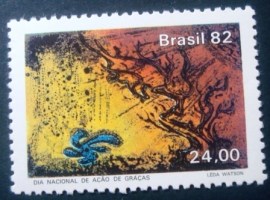 Selo postal Comemorativo do Brasil de 1982 - C 1299 M