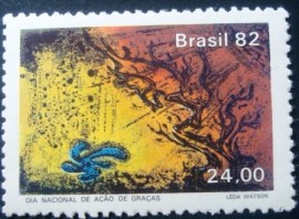Selo postal Comemorativo do Brasil de 1982 - C 1299 N