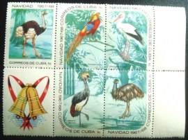 Série de selos postais de Cuba de 1967 Natal 67 1c