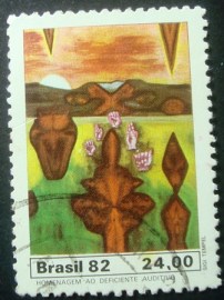 Selo postal Comemorativo do Brasil de 1982 - C 1300 U