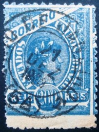 Selo postal do Brasil de 1900 Alegoria 200 rs