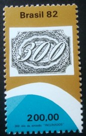 Selo postal do Brasil de 1982 Brasiliana 83