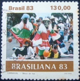 Selo postal do Brasil de 1983 Bloco de Rua - C 1306 N