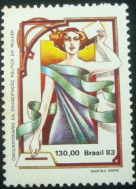 Selo postal Comemorativo do Brasil de 1983 - C 1310 N