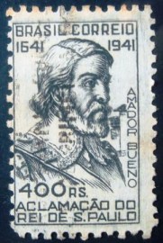 selo postal do brasil de 1941 Amador Bueno  - C 169 U
